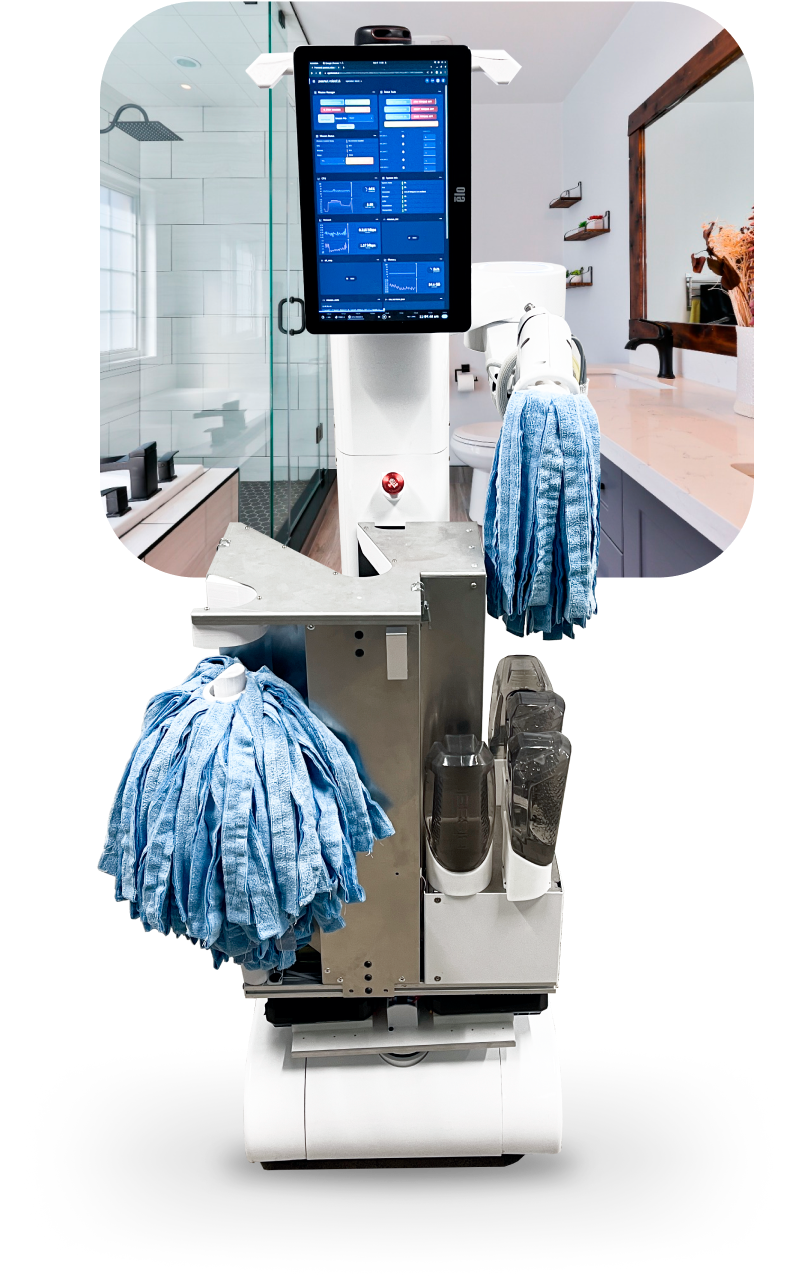 Peanut robot in operation